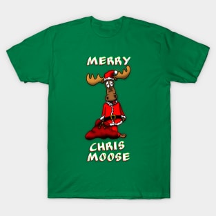 Merry Chris Moose T-Shirt